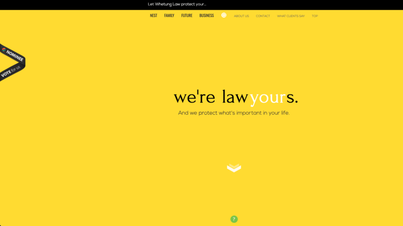 Whetung Law website